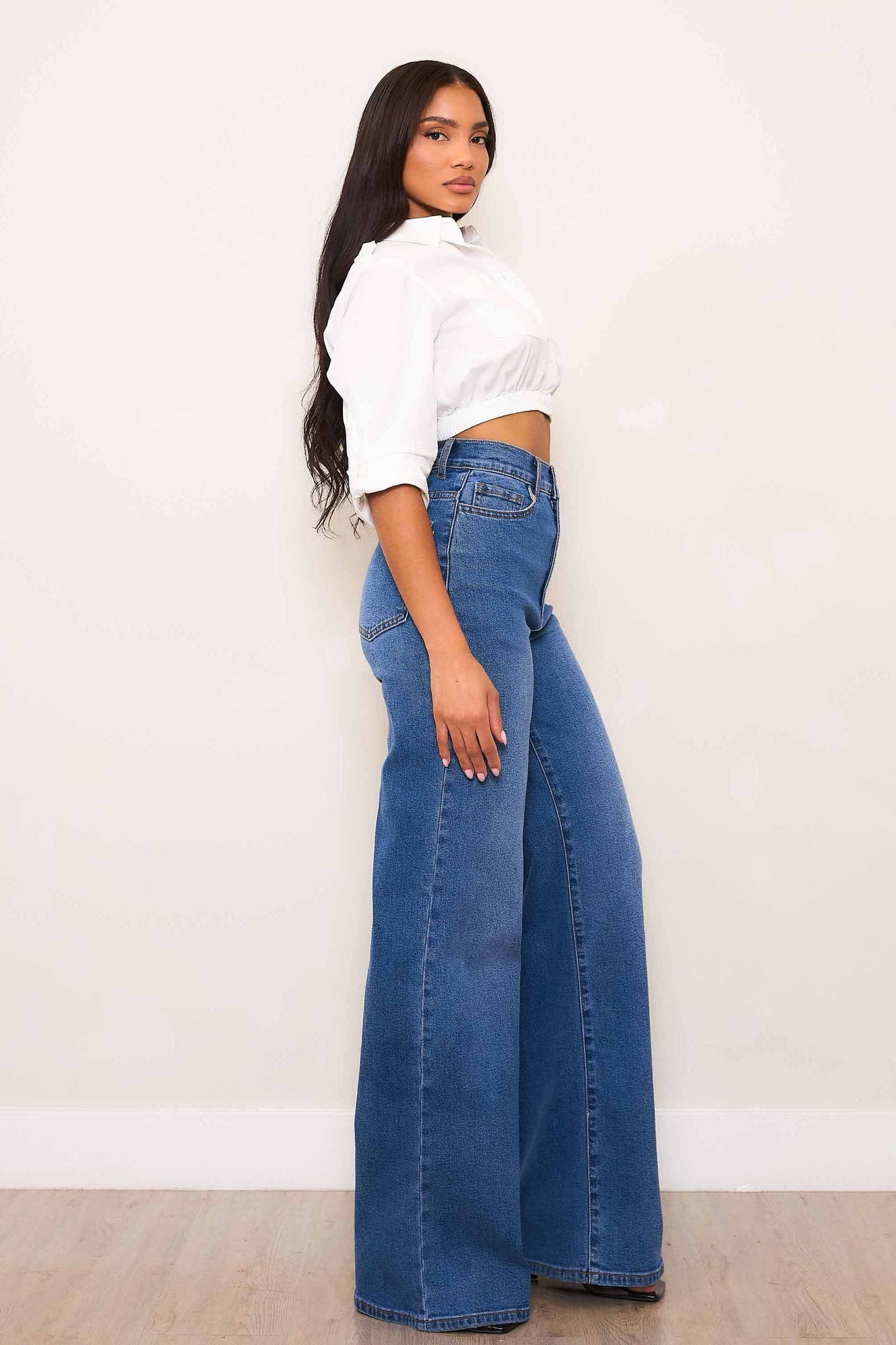 WIDE LEG JEANS