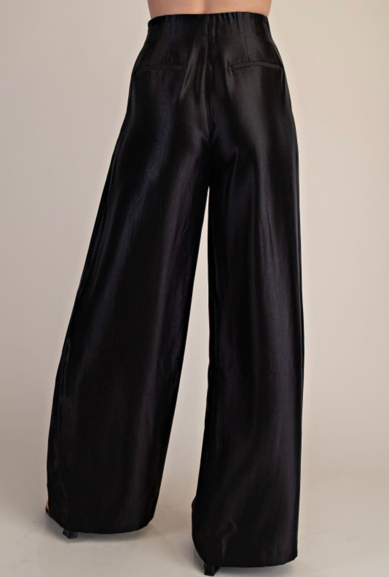 HIGH WAISTED WIDE PANTS