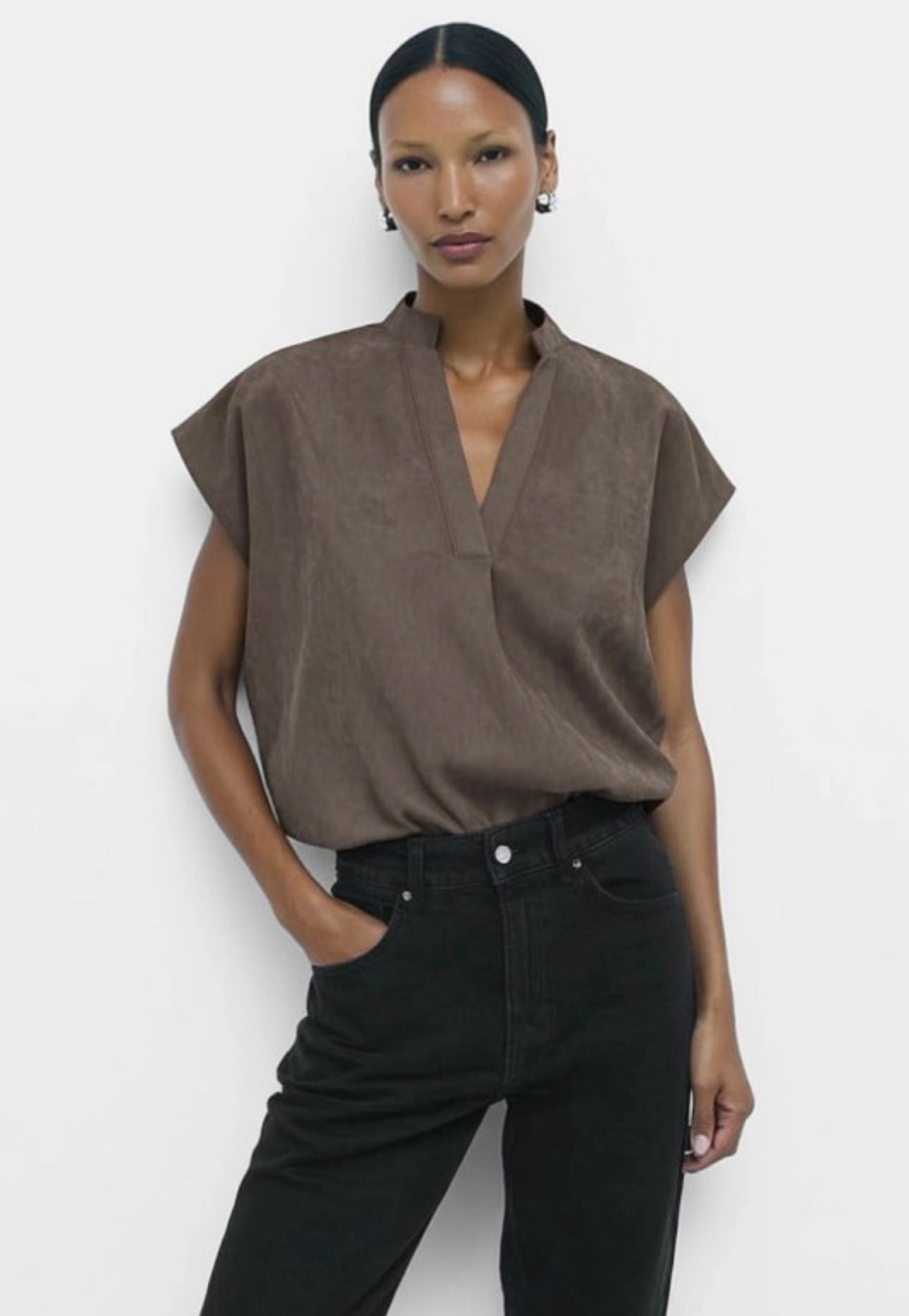 SOFT MATTE BLOUSE