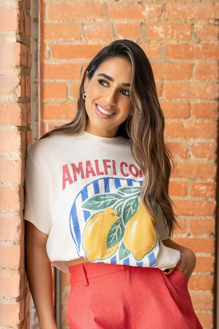 Amalfi-inspired graphic print