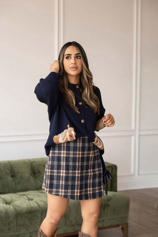 Plaid Skort