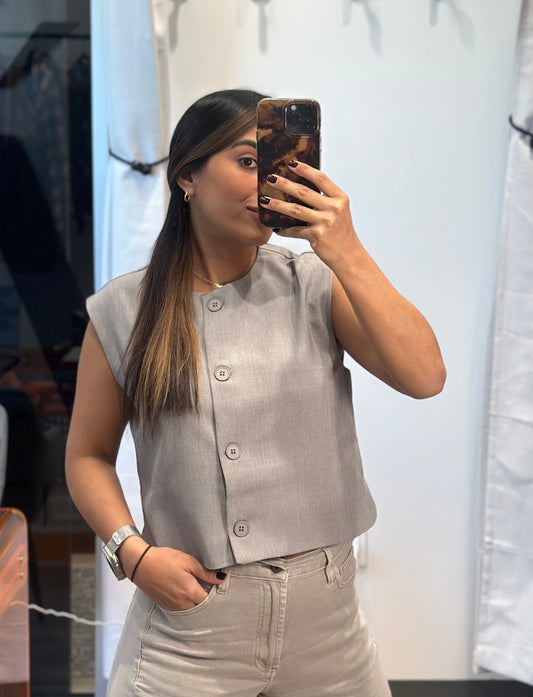 GRAY VEST