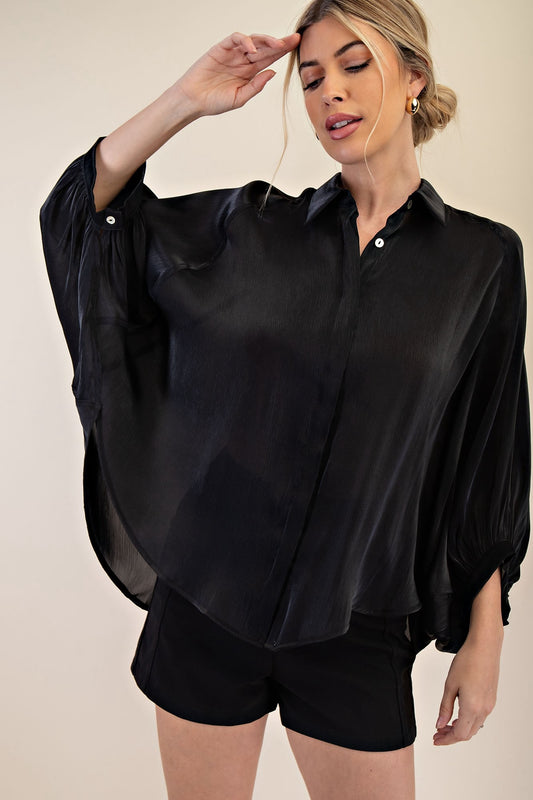 BUTTON FRONT SHIRT