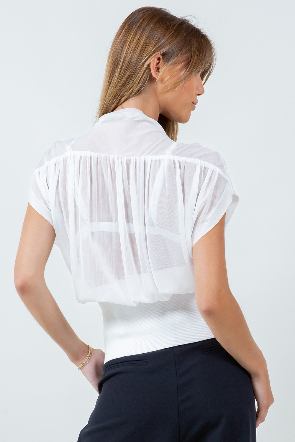SHEER BLOUSE