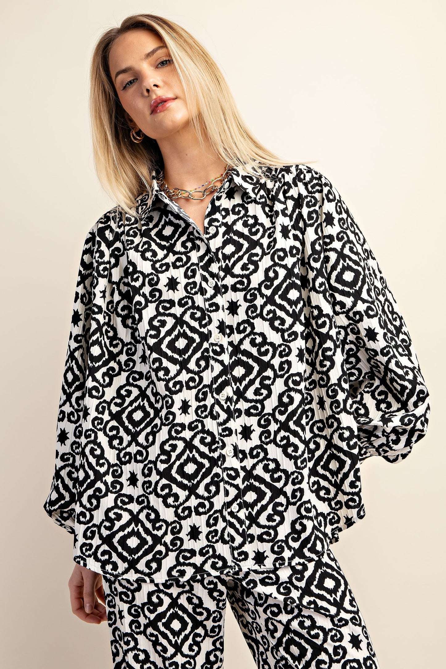 OVERSIZED TOP & PANT SET