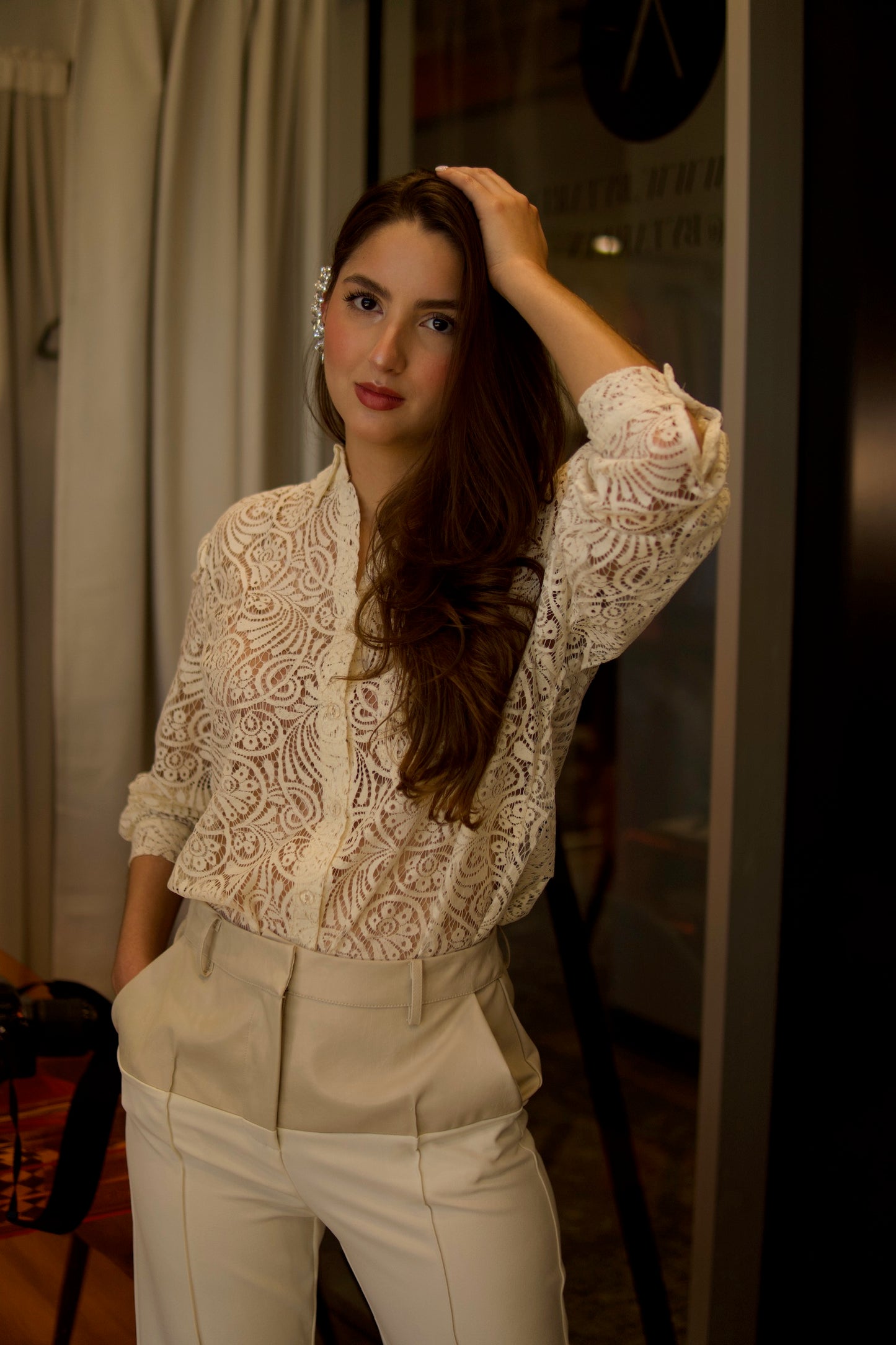SABRINA LACE BLOUSE