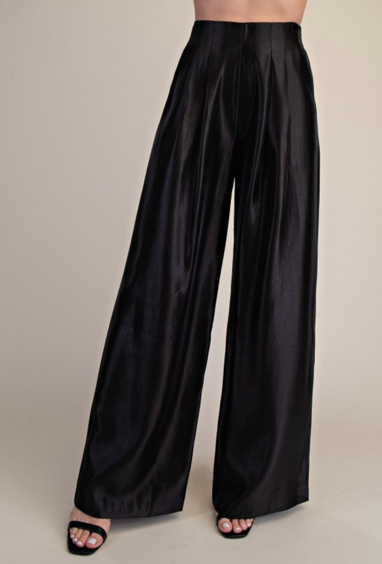 HIGH WAISTED WIDE PANTS