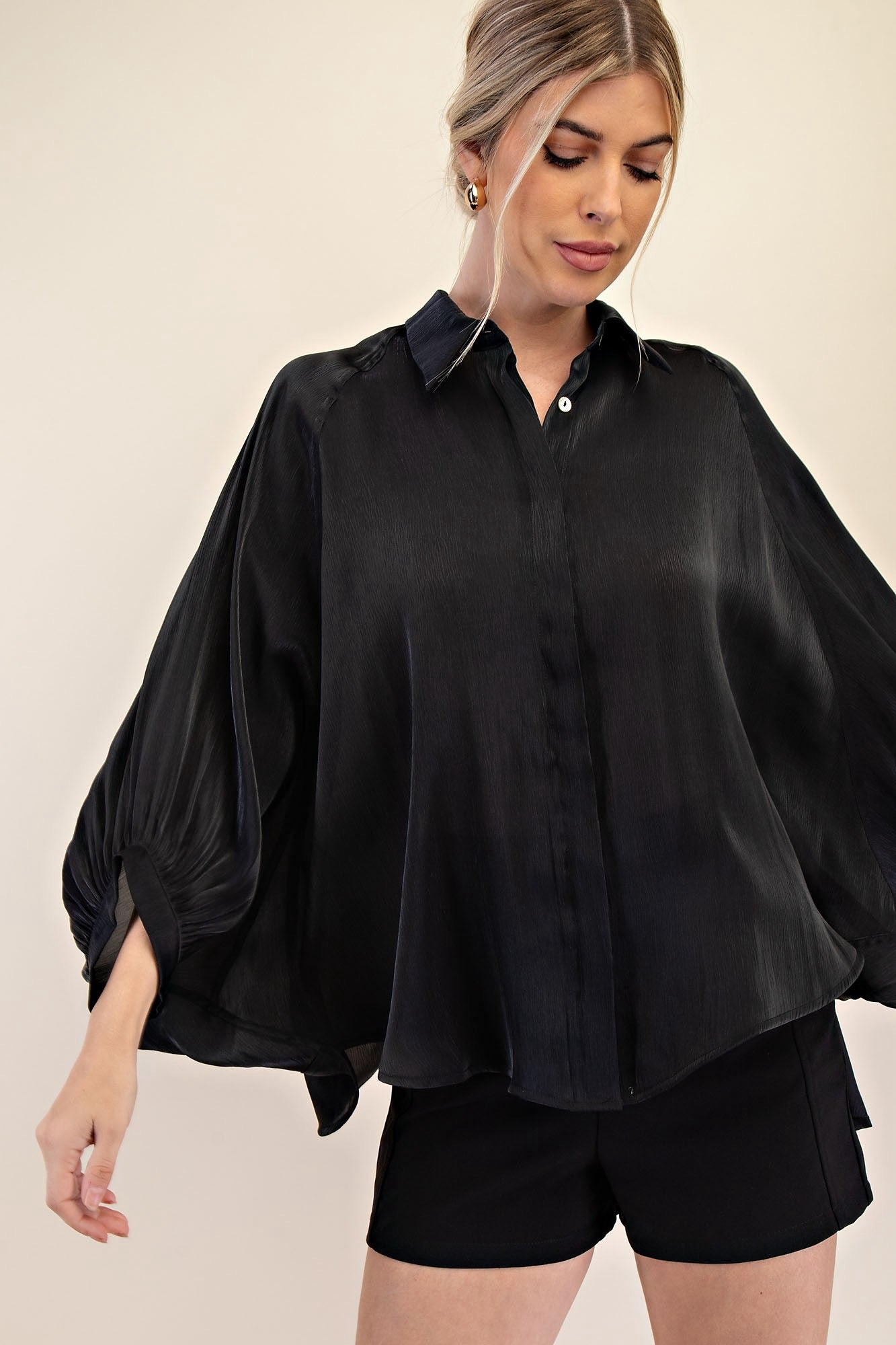 BUTTON FRONT SHIRT