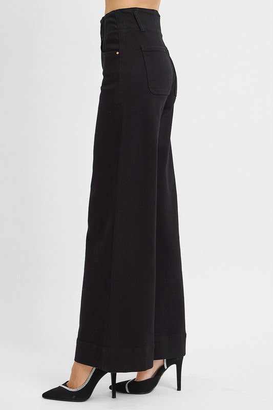 Black Wide Leg Jeans
