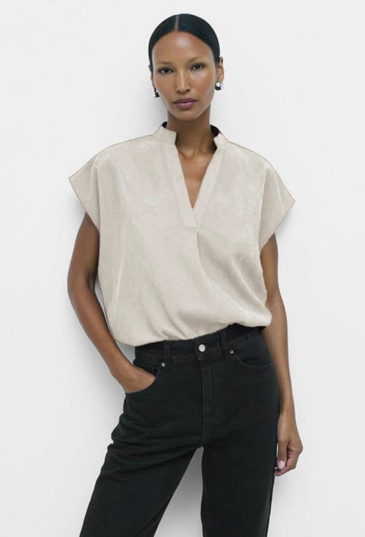 SOFT MATTE BLOUSE