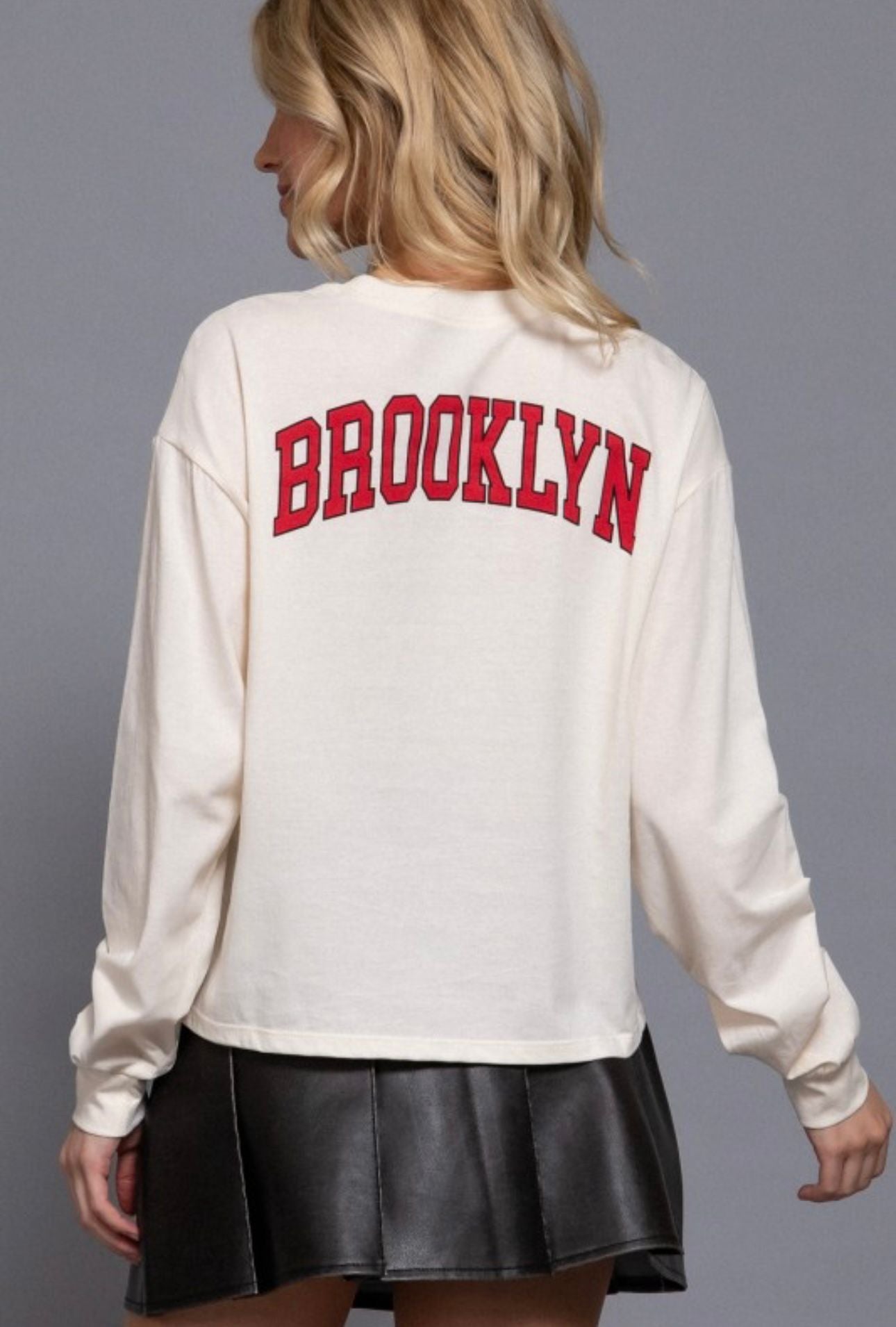 LONG SLEEVE COTTON TOP