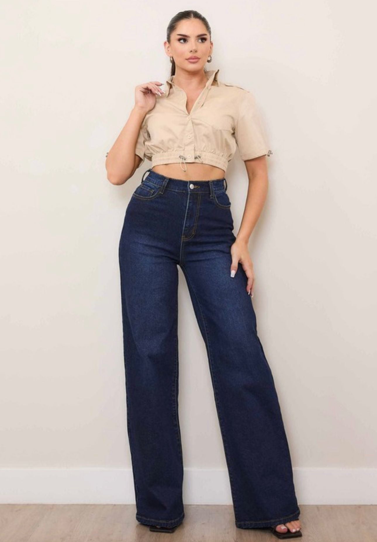 DARK STONE DENIM JEAN