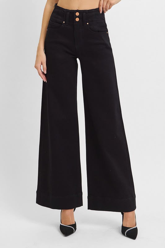 Black Wide Leg Jeans